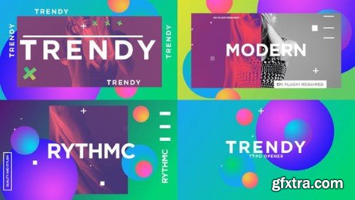 Videohive Trendy Typo Opener 24917748