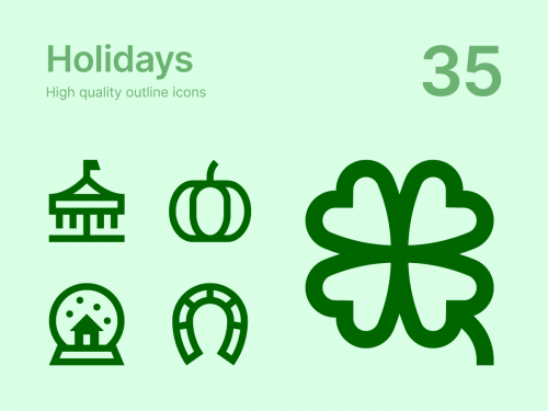 Holidays icons - holidays-icons