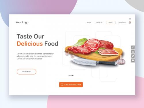 Home food landing page - home-food-landing-page