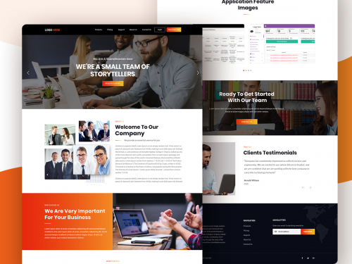 Home Landing page for saas application - home-landing-page-for-saas-application