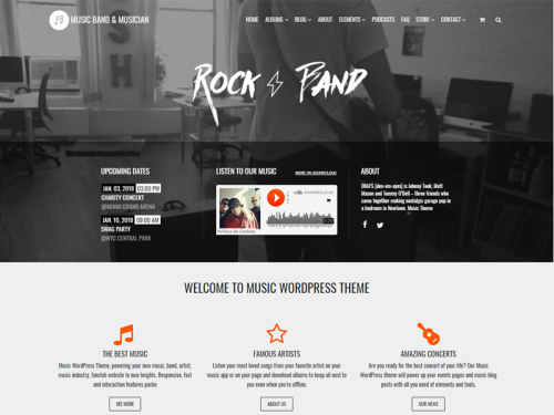 Home Page - Music WordPress Theme - home-page-music-wordpress-theme