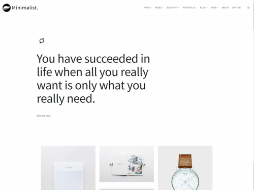 Home - Portfolio - Minimalist WordPress Theme - home-portfolio-minimalist-wordpress-theme