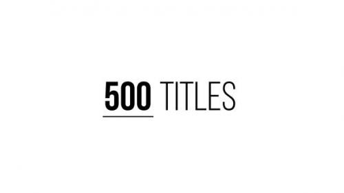 Videohive - 500 Titles Pack