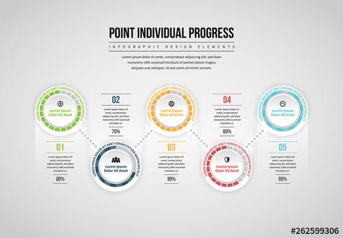 Point Individual Progress Infographic - 262599306 - 262599306