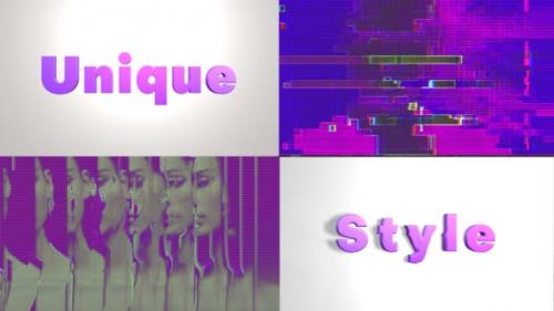 Videohive - Fashion Glitch Opener