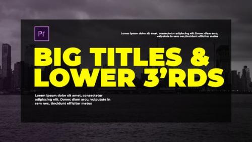 Videohive - Corporate Big Titles I MOGRT