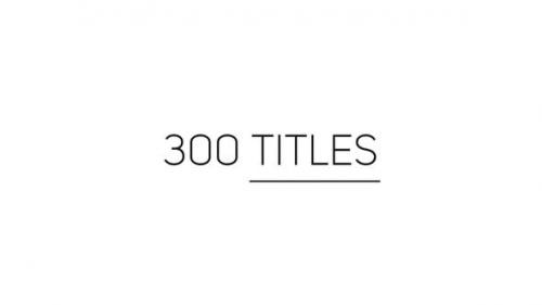 Videohive - 300 Titles Library For Premiere Pro