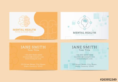 Medical Business Card Set - 263952349 - 263952349