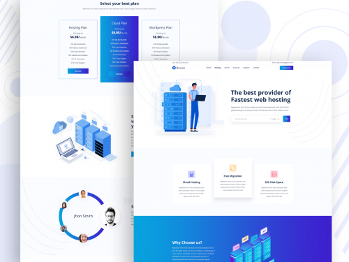 Hosting Company Landing Page Template - hosting-company-landing-page-template