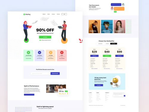 Hosting Web Landing Page - hosting-web-landing-page