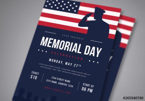 Memorial Day Flyer - 265540740 - 265540740