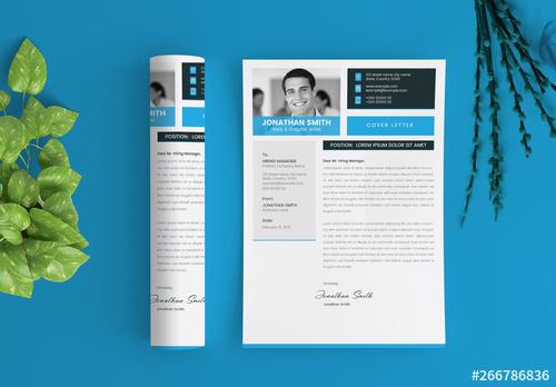 Minimalist Letterhead Layout - 266786836 - 266786836