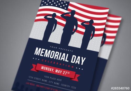 Memorial Day Flyer - 265540760 - 265540760