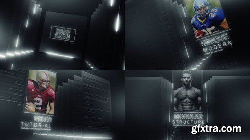 Videohive Dark Room Sports Cinematic Titles 23201710