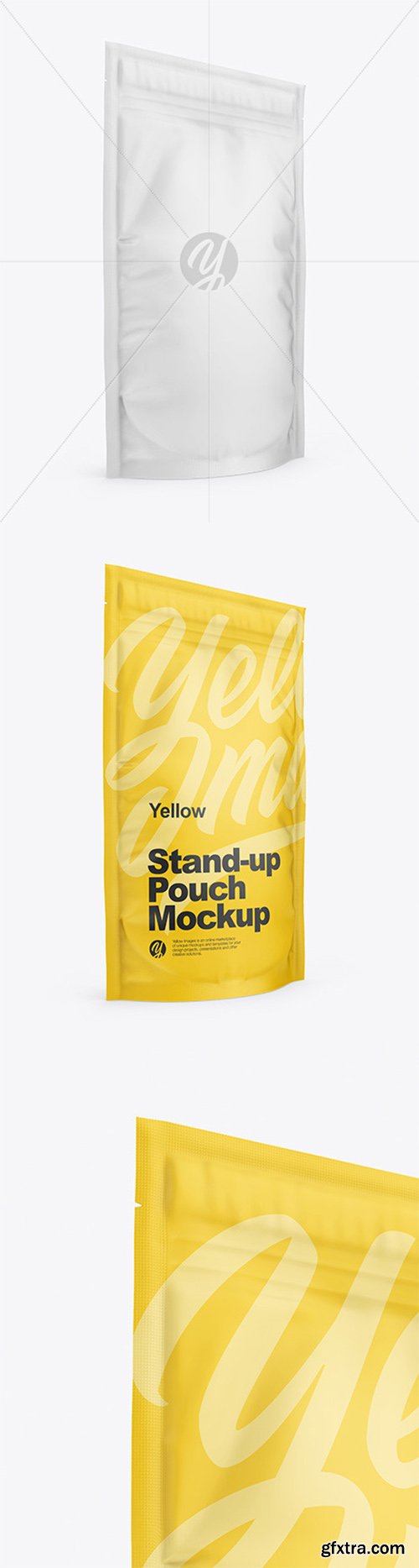 Matte Stand Up Pouch with Zipper Mockup 51966