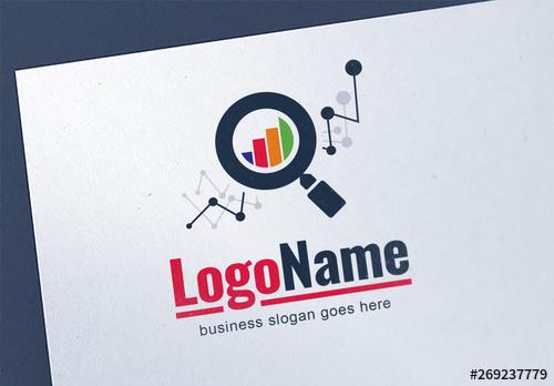 SEO and Data Icons Logo Layout - 269237779 - 269237779