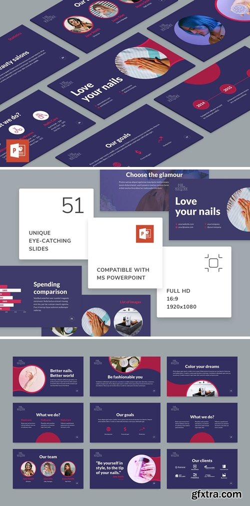 Nail Studio PowerPoint Presentation Template