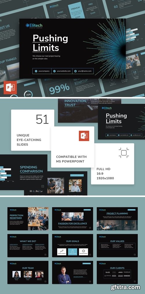 Tech Startup PowerPoint Presentation Template