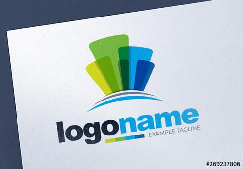 Abstract Colorful Corporate Logo Layout - 269237806 - 269237806