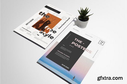 Perspective A4 Flyer  Poster Mockup