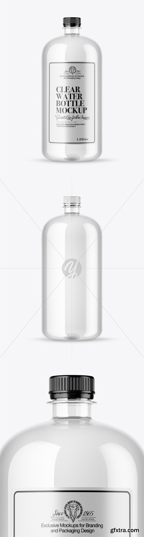 Clear Water Bottle Mockup 51992