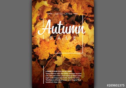 Autumn Festival Event Poster Layout - 269601375 - 269601375