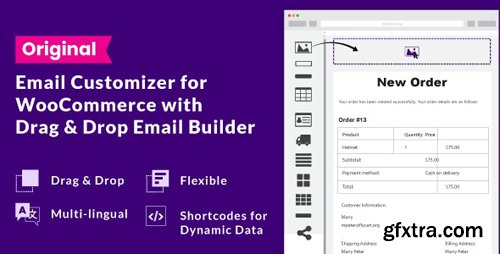 CodeCanyon - Email Customizer for WooCommerce with Drag and Drop Email Builder v1.5.13 - 19849378