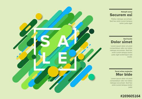 Green Sale Flyer Template - 269605164 - 269605164