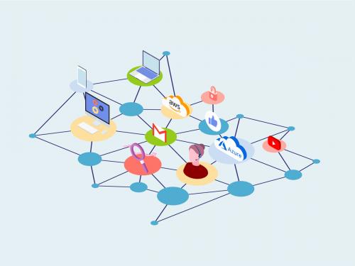 ICT Roles Isometric Illustration - ict-roles-isometric-illustration