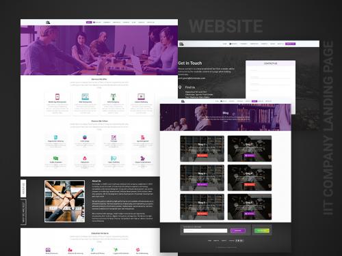 Company Landing Page - iit-company-landing-page