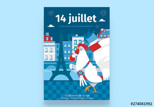 Affiche 14 juillet - 274081992 - 274081992