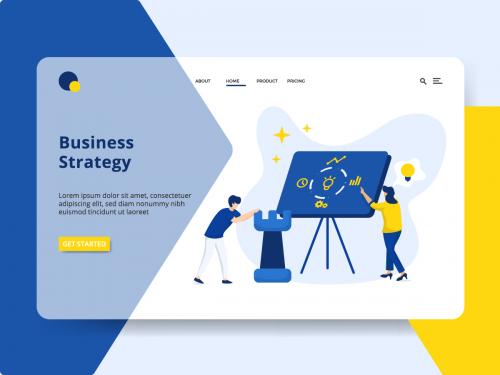 Illustration Business Strategy concept - illustration-business-strategy-concept