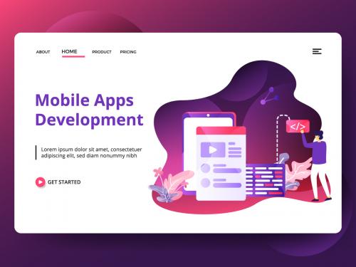 Illustration Mobile Apps Development - illustration-mobile-apps-development