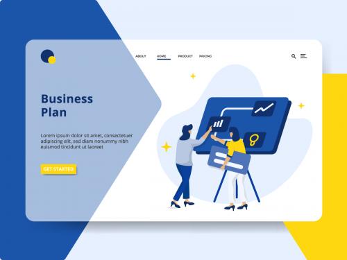 Illustration of the Business Plan Concept - illustration-of-the-business-plan-concept