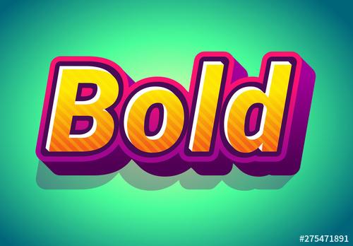 3D Friendly Cartoon Text Effect - 275471891 - 275471891