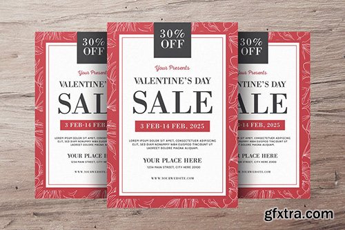 Valentine's Day Sale Flyer