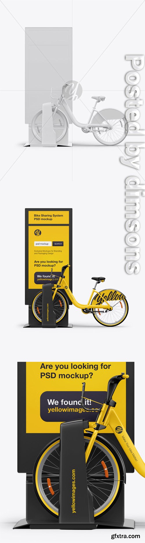 Bicycle Sharing System Mockup 31505