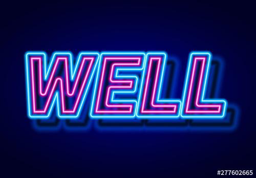 Glowing Double Neon Text Effect - 277602665 - 277602665