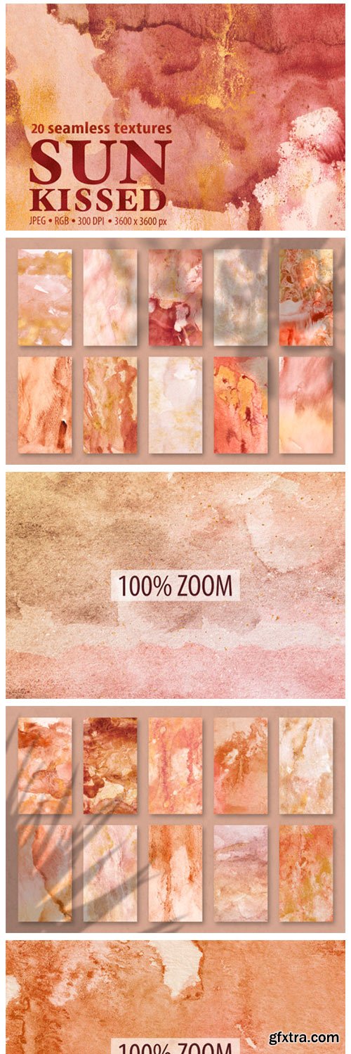 20 Seamless Watercolor Textures 2128486