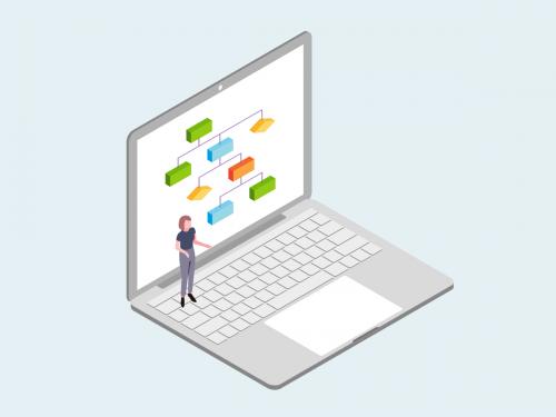 Information Technology Project Plan Isometric Illustration - information-technology-project-plan-isometric-illustration