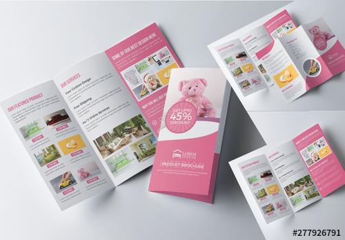 Product Trifold Brochure Layout - 277926791 - 277926791