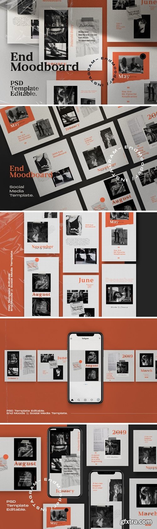 End Moodboard - Instagram Social Media Template