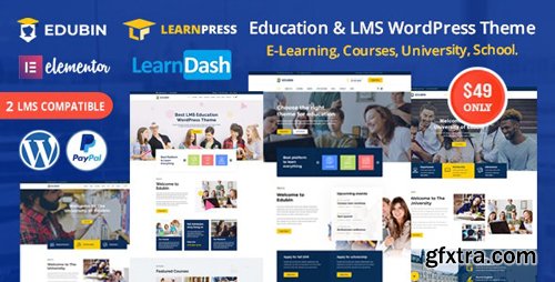 ThemeForest - Edubin v3.0.3 - Education LMS WordPress Theme - 24037792