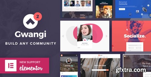 ThemeForest - Gwangi v2.1.1 - PRO Multi-Purpose Membership, Social Network & BuddyPress Community Theme - 21115855