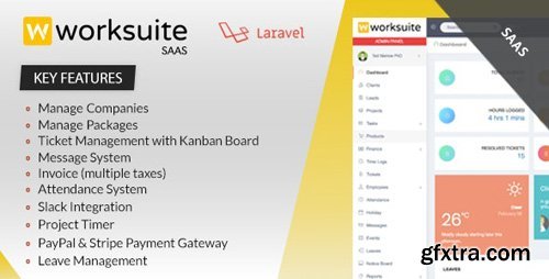 CodeCanyon - Worksuite Saas v3.4.3 - Project Management System - 23263417 - NULLED