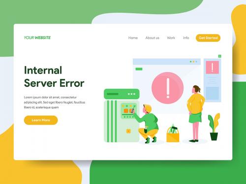 Internal Server Error Illustration - internal-server-error-illustration