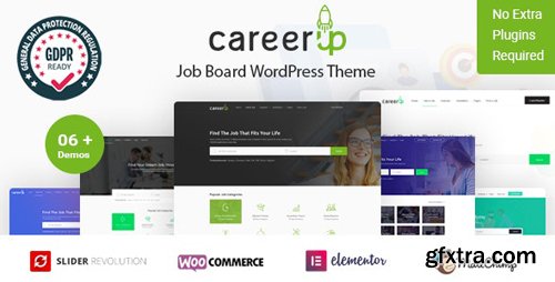 ThemeForest - CareerUp v1.1.22 - Job Board WordPress Theme - 24002090