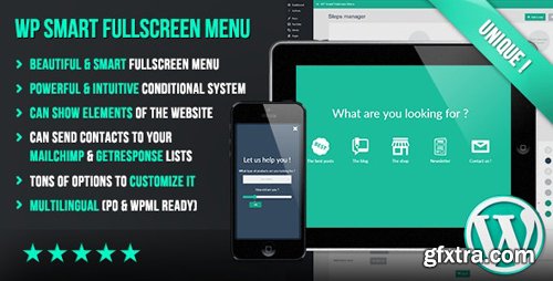 CodeCanyon - WP Smart Fullscreen Menu v1.0.44 - 19619995