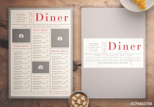 Diner Food Menu - 279403798 - 279403798