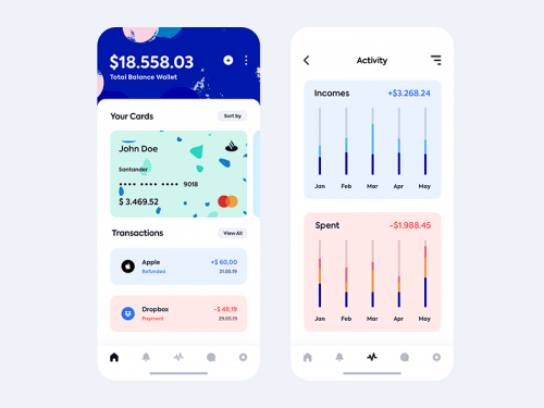 iOS Wallet App by Asylab - PSD - ios-wallet-app-by-asylab-psd